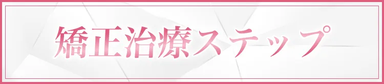 矯正治療ステップ
