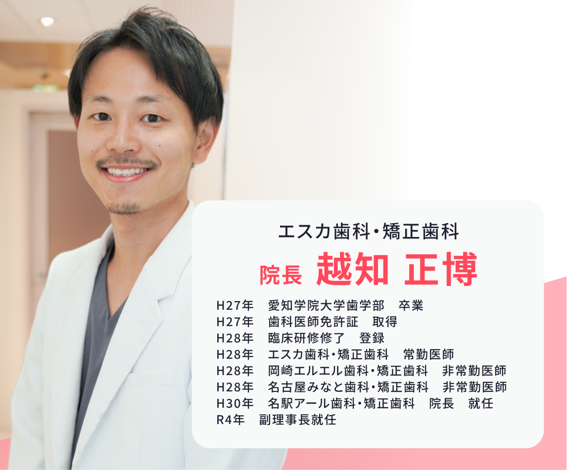 エスカ歯科・矯正歯科 院長 越知 正博 